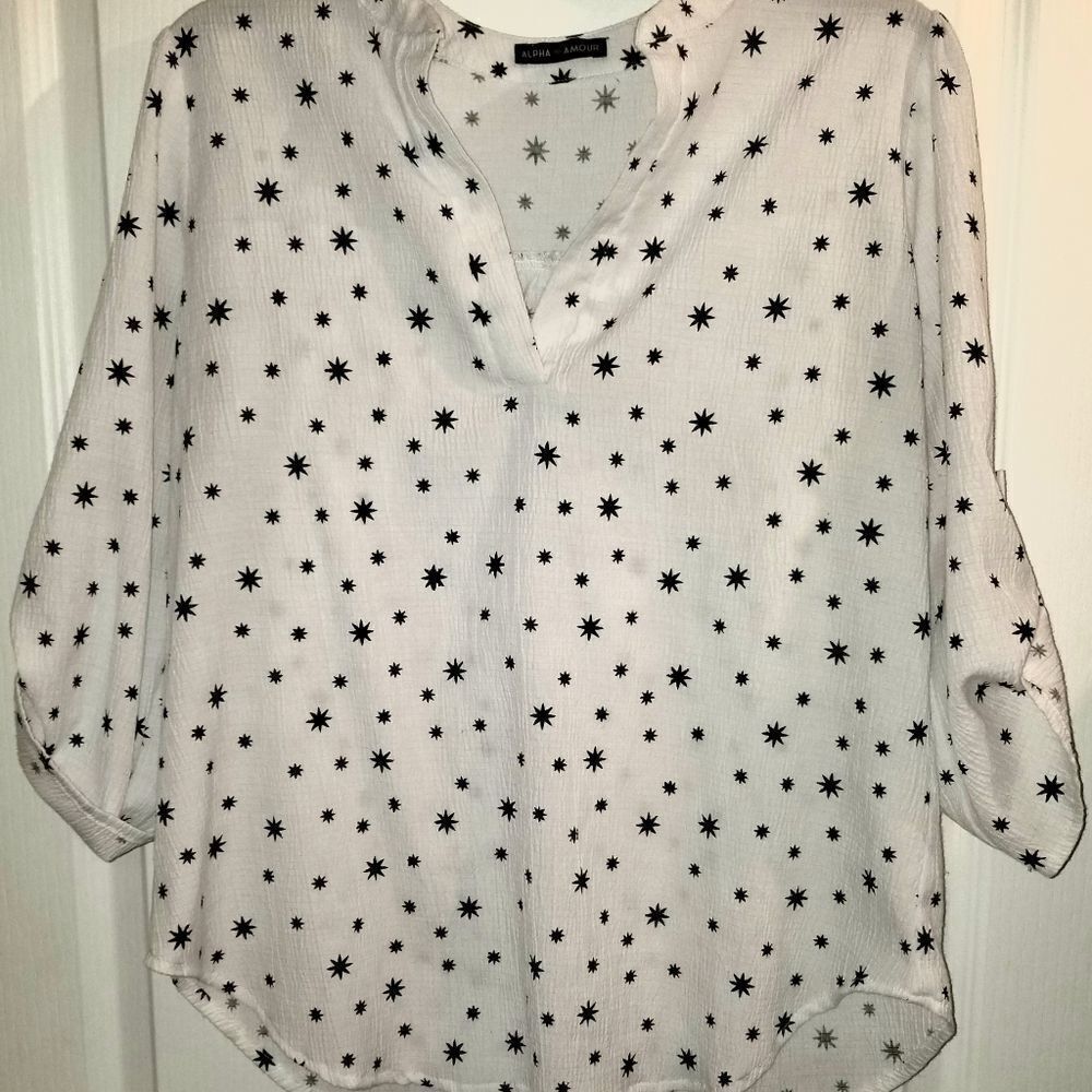 CAMISOLE TOP WHITE/BLACK TOP - Picture 15 of 15